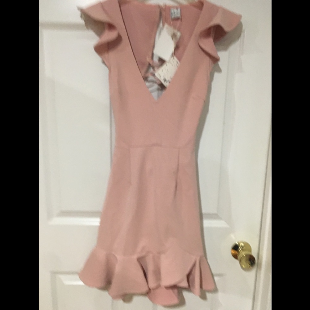 Blush party dress
